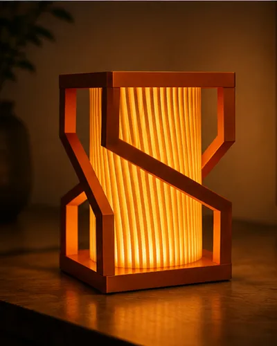Lampe geometrique