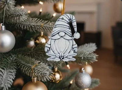 Décorations de sapin de Noël | Père Noël & scènes d'hiver