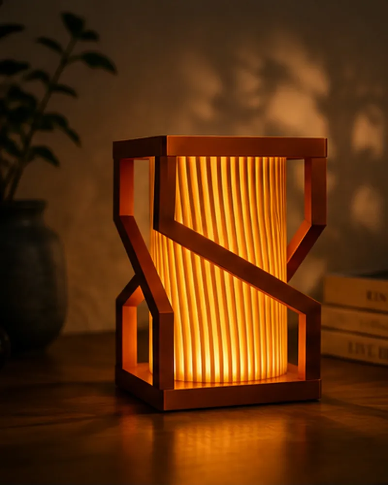 Lampe geometrique