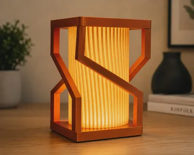 Lampe d'Ambiance Minimaliste – Lampe de Chevet Design Japandi – Déco Scandinave Neutre – Lumière Douce USB – Idée Cadeau Crémaillère