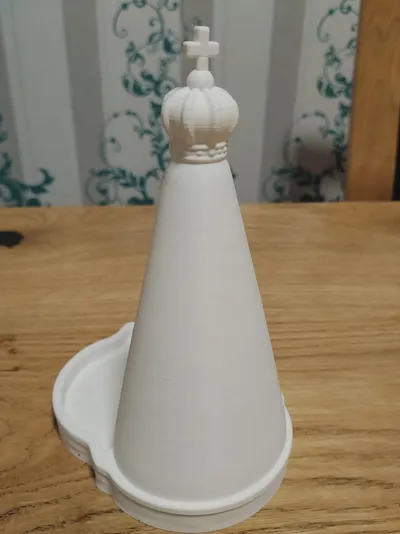 Porte-chapelet Vierge Marie avec plateau, décoration catholique pour coin prière, cadeau religieux